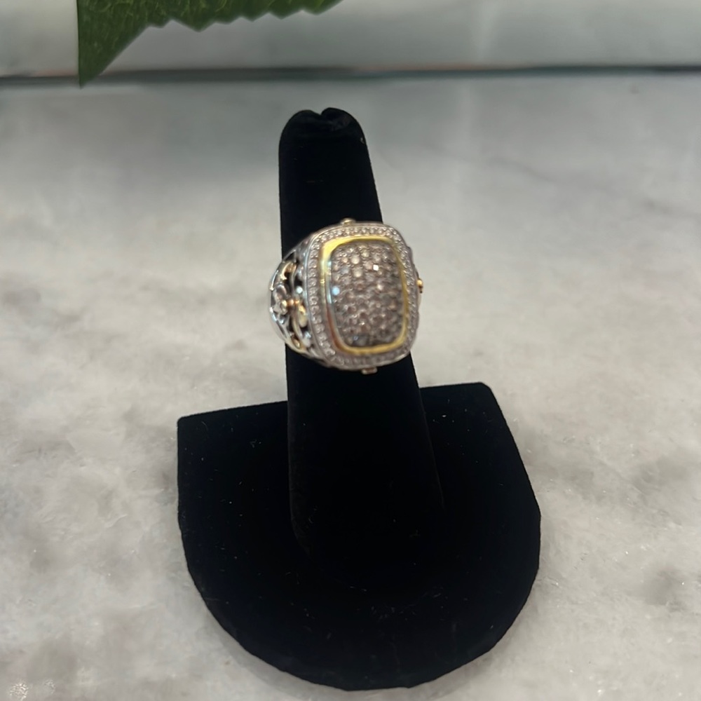Charles Krypell Gold and Silver Women's Ring